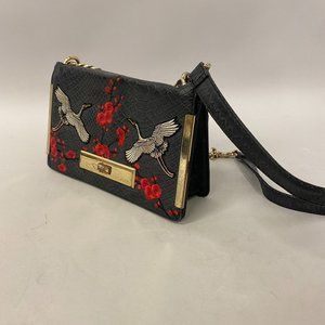 JAPANESE ART EBROIDERED CROSSBODY BAG
